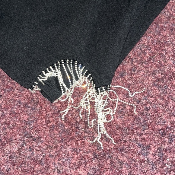 Rhinestone dress black - Picture 2 of 2